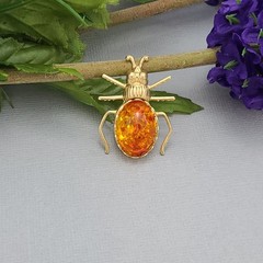 Bee Brooch Yellow Black Bumblebee Enamel Bee Pin Honeybee Brooch Pin for Jacket