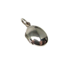 Danecraft Sterling Silver Handmade in Thailand Oval Locket Necklace Pendant