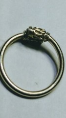 CUTE STERLING SILVER.925 FINGER/TOE RING SIZE 4.0-4.25!