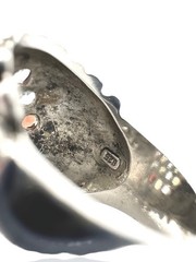 925 Silver Ring Modernist Size 59 18,8 mm Ø Tested Designer 13,88 g