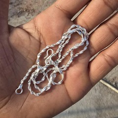 20 inch Handmade 925 Sterling Silver Necklace Chain Jewelry, Healing, Spiritual