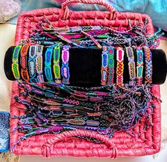 Handmade Woven Cotton Friendship Bracelets – Random Colors Adjustable