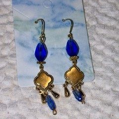 Woman’s Hand Crafted Earrings By Earth Dreams Sterling Silver 2.5 Inch