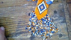 Handmade Native‑Style Seed Bead Necklace