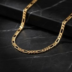 Stylish Unisex Steel & Copper Necklace Lightweight Fashion Chain