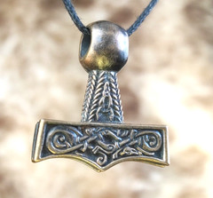 Sejero Thor’s Hammer, Denmark Mjolnir Replica, Medieval Viking Pagan Jewelry
