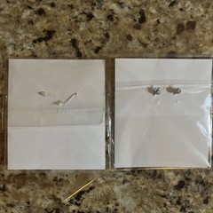 Resin Flower And Art shop Earrings Lot 2 Sets Different