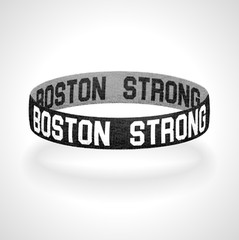 Reversible Boston Strong Bracelet Wristband Beantown B-Town