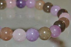 7.2″ 8mm Distinctive~Muti-Hue RAINBOW TOURMALINE Stretch Bracelet – E1337