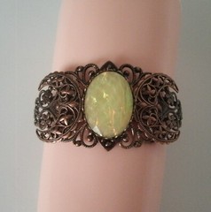 Copper Triple Moon Goddess Wiccan Pagan Wicca Witch Witchcraft Gothic Bracelet