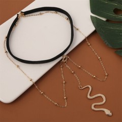 Slithering Snake Charm Pendant and Body Chain