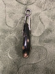 Ocean Jasper Pendant With Silver Flower Connector, 2.25”, JRR, Green And Yellow