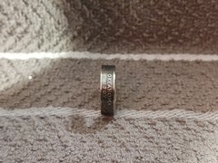 Oklahoma Handcrafted Washington Quarters coin ring, size 7 2008 Clad
