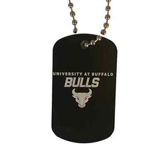 University of Buffalo Bulls Engraved Pendant With Necklace