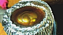Arizona FIRE AGATE Ring New sz 9 Statement 22 grams Heavy brutalist 925