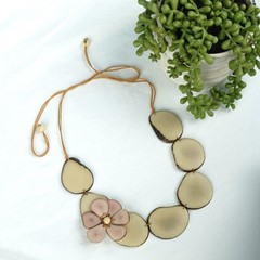 Tagua Nut Jewelry Necklace Tagua Bella natural beach resort wear decor morgan