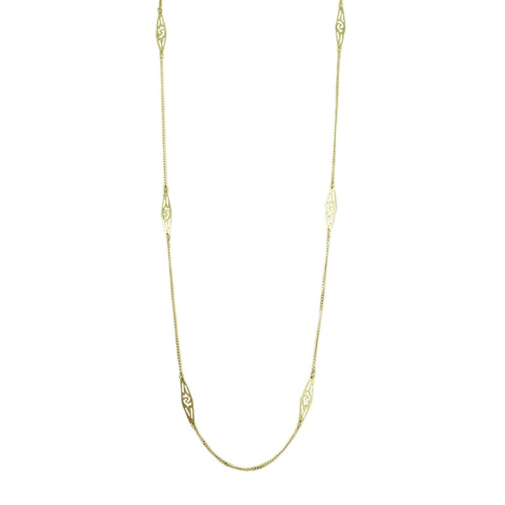 Necklace Sarda On Gettau Silver Golden 27 5/8in – Jewel Costume Traditional