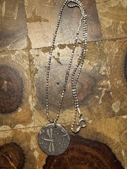 Dragonfly Nature Pendant Necklace Sterling Silver Handmade 18” Chain