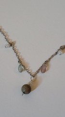 Wicked Unakite Green & Pink Choker Sturdy and Soft Stainless Steel Adjustable