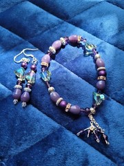 Handmade Jewelry Bracelet and Earrings Set by North Star Jewelry and More