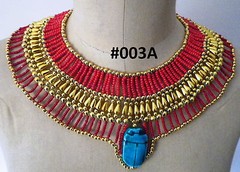 Egyptian Queen Cleopatra style Pharaoh’s Necklace/Collar/Haloween.