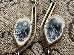 Artisan Earrings OOAK Enamel