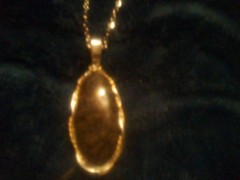 2″ Dragons Blood Cabochon Necklace