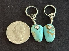 Turquoise Hand Crafted Earrings