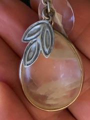 Silpada Silver Cultured Pearls & Clear Natural Stones Necklace