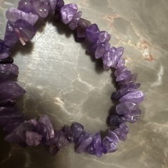 Amethyst Chunk Bracelet