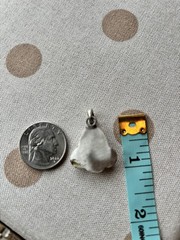 White Buffalo Turquoise With Brown/ Copper Jasper Accent Stone In A Pendant