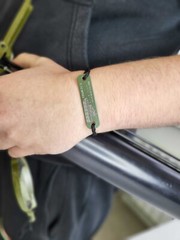 Handcrafted Tank Bracelet: Genuine Fragment