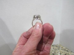 Ornate Mystic Topaz Solitaire 925 Sterling Silver Ring Size 7
