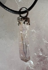 Light Amathyst Crystal in 925 setting Health Healing Spiritual Magic By JKL 297