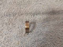 1998 Washington Quarters, Handmade Coin Ring, Size 6-1/2 clad