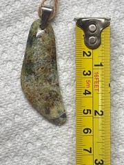 Kaleidoscope Agate Pendant 2.25 Inch (57mm) Freeform