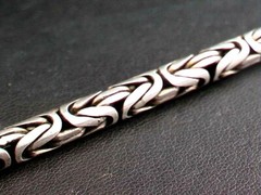 925 Sterling Silver Bali Chain,Byzantine Bracelets.Various Lengths & Sizes
