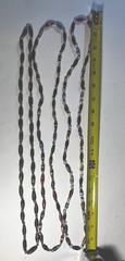 One Set Of Three Handmade Paper Beaded Necklaces Recycled Paper, eco-Friendly