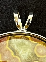 Tuber Agate Pendant 1.5 Inch