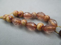 Flower Pendant Necklace for Women Wood Handmade Rustic Earth Tone Acrylic Bead