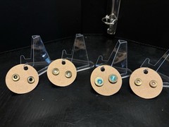 Handcrafted Bullet Casing Stud Earrings Assorted Colors and Calibers!!!