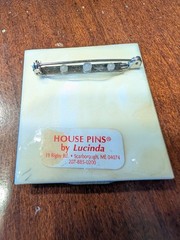 House Pins By Lucinda Halloween Ghosts Glitter Tower Black Cat RIP Gravestone