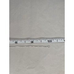 Sterling Silver Box Chain anklet 10 Inch Made in Italy