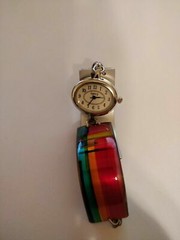 Crafted Oval Face Women’s Watch by Statement Jewelry – Unique Art Piece!