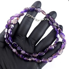 Exclusive Awesome Amethyst 150.00 Cts Best Beaded Jewelery Necklace RK 50 E806