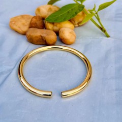 1 Pc Pure Brass Bangles Men Women Bracelet Bangle, Healing Bangles Plain Solid