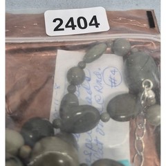 Jay King Necklace Desert Sage Jasper Sterling Silver Beaded Artisan Long 33″