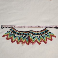 Seed Bead Beaded handmade Bib necklace