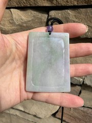 Huge Jadeite Dragon Pendant Necklace Handcrafted USA Seller