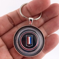 Vintage 1970’s Chevy Camaro Logo Door Panel Emblem 1.2″ Diameter Keychain